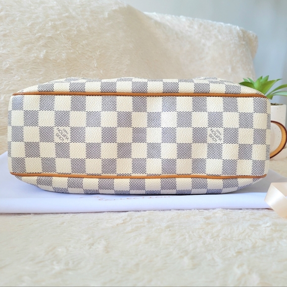 Discontinued ❤ Authentic LV Siracusa PM Damier Azur Crossbody Bag - Picture 16 of 16